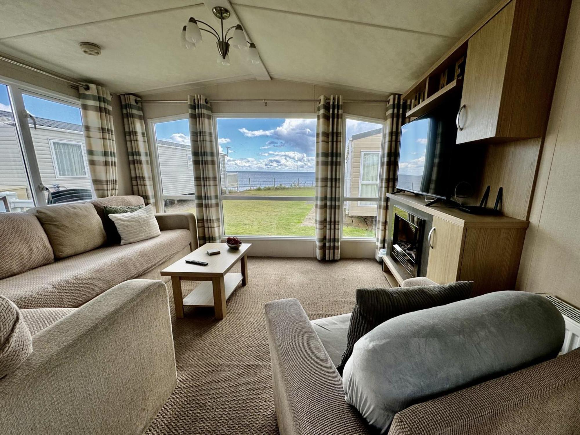 New Sea View Platinum Caravan With Huge Decking Newcastle upon Tyne Dış mekan fotoğraf